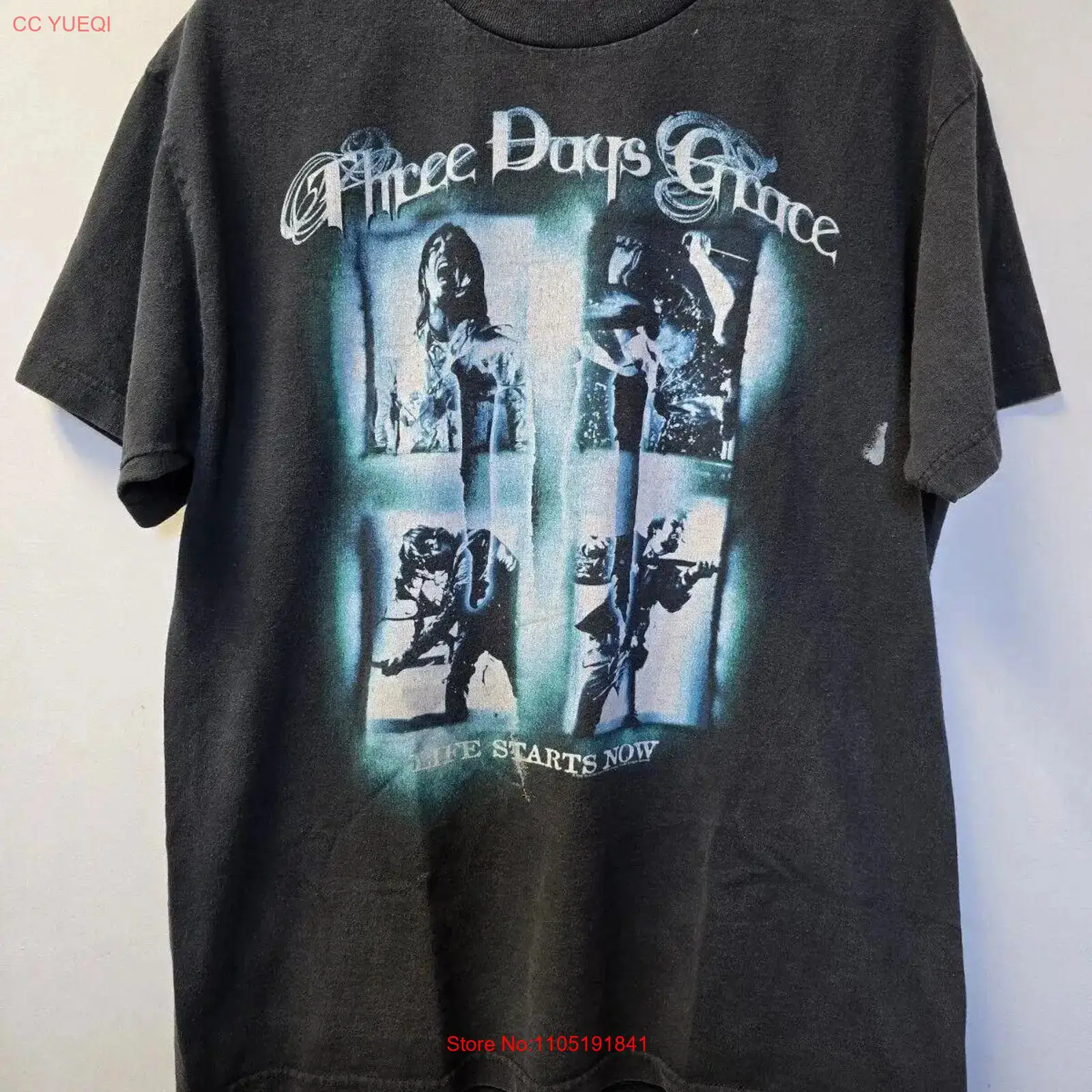 Vintage Fashion Now - Kaos Three Days Grace Tour 2010