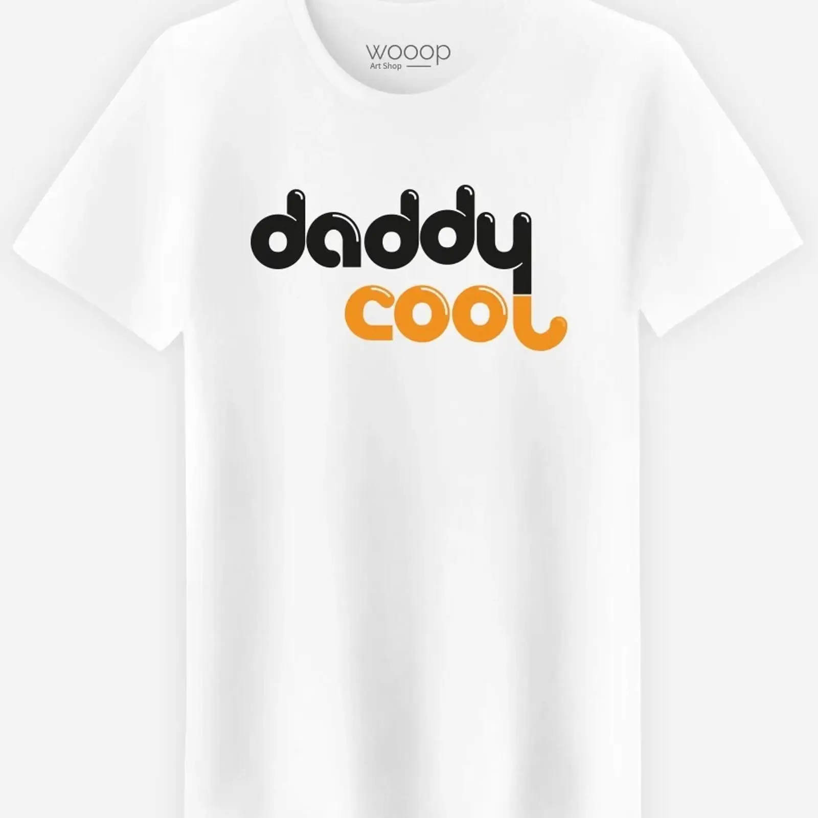 Vintage Fashion Herren - Kaos Pria Lengan Pendek Warna Putih