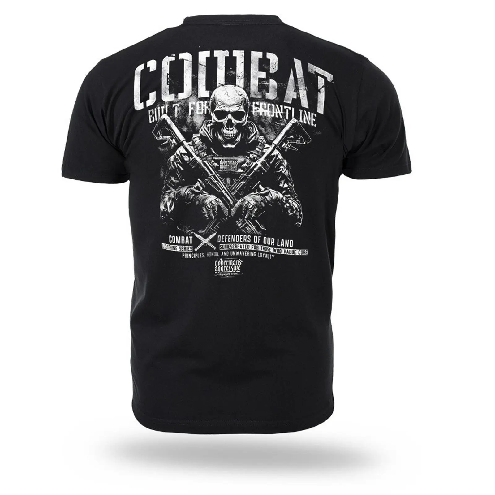 Vintage Fashion Herren - Kaos DOBERMANS AGGRESSIVE Pria Tentara Tempur