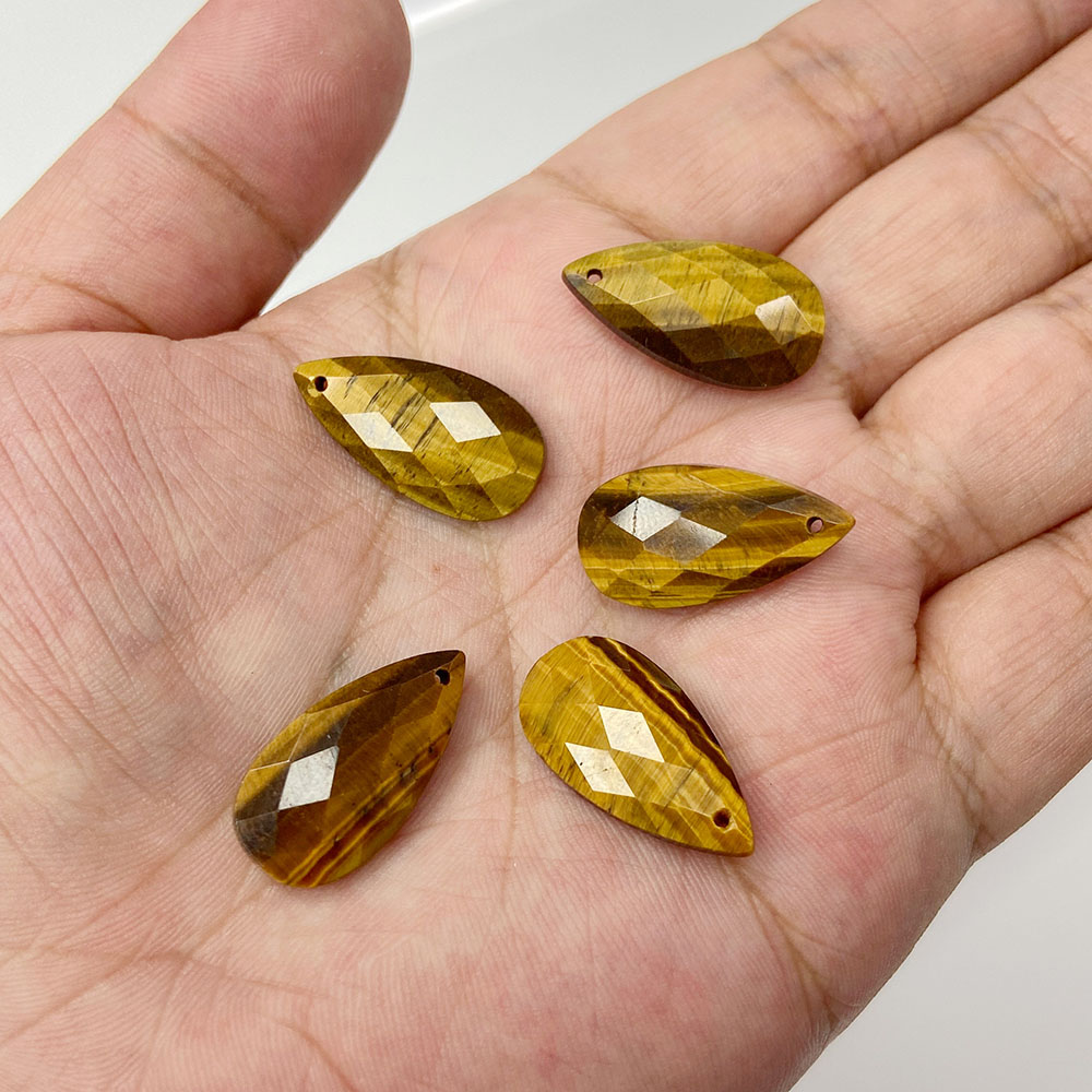 Vintage Fashion Stores - 2 buah 13*25mm liontin bentuk tetesan
