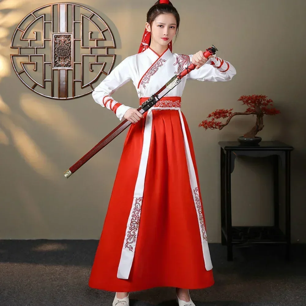 Vintage Fashion Mens - Rok Atasan Wanita Hanfu Modern Set