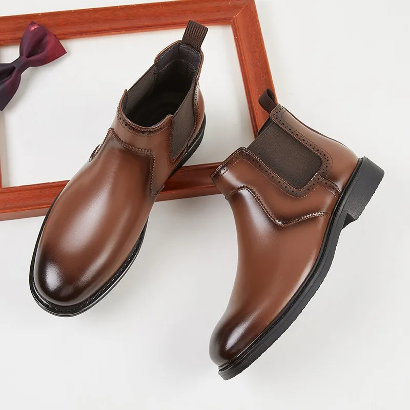 Vintage Fashion Mens - Sepatu Oxford Kulit Pria Vintage Mewah