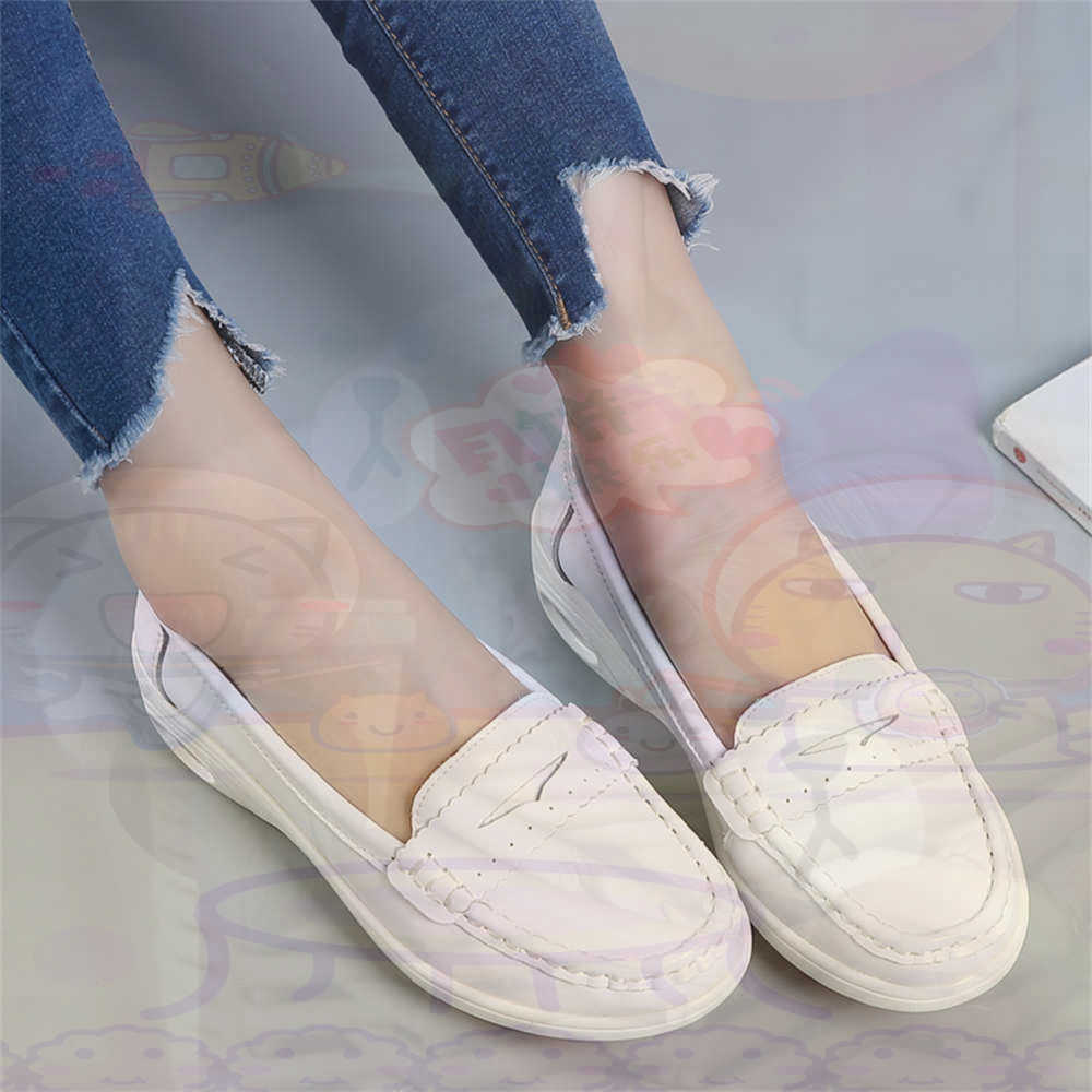 Vintage Fashion Brand Names - Sepatu Ukuran Besar Wanita Slip-On Lembut