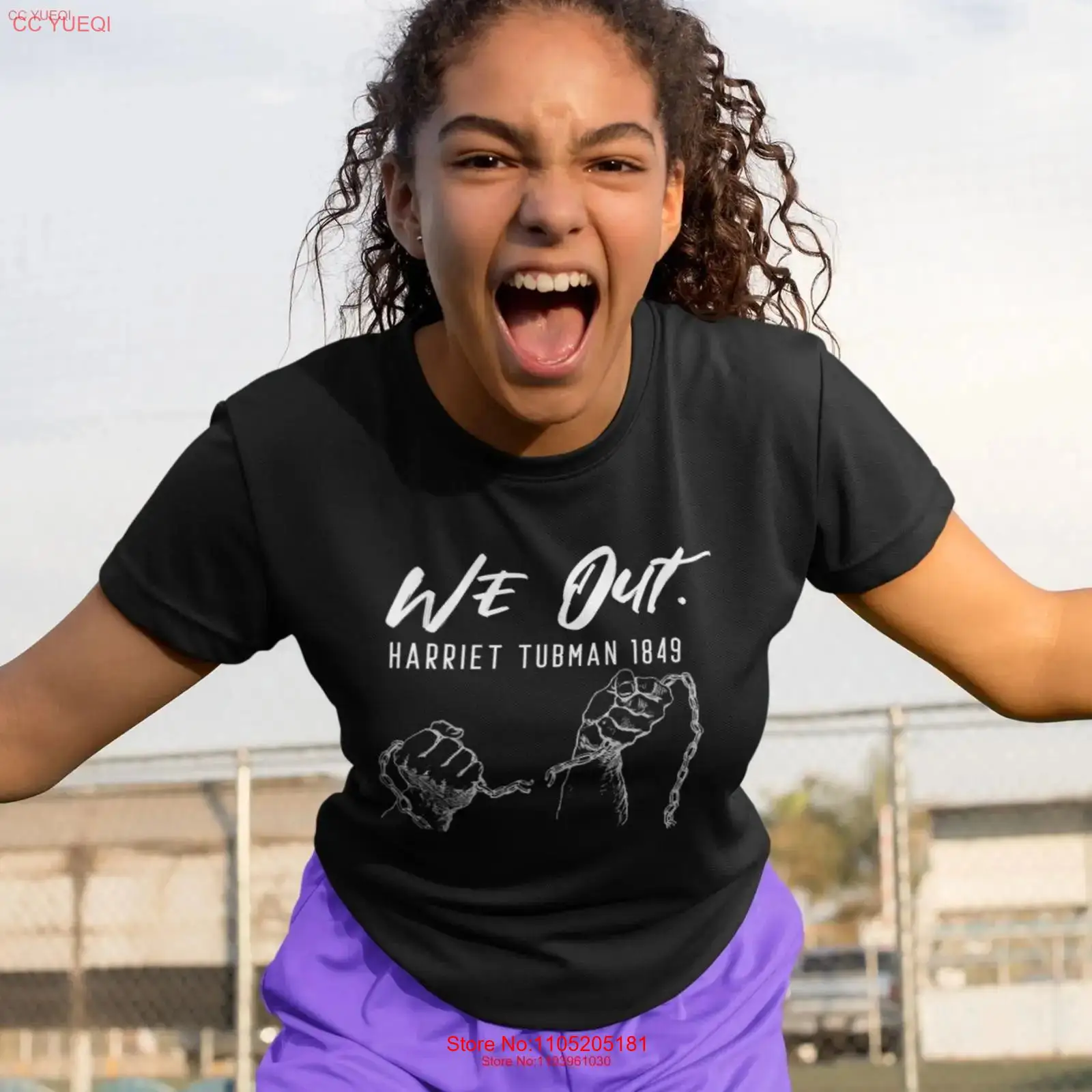 Vintage Fashion History - Kaos We Out Harriet Tubman dengan
