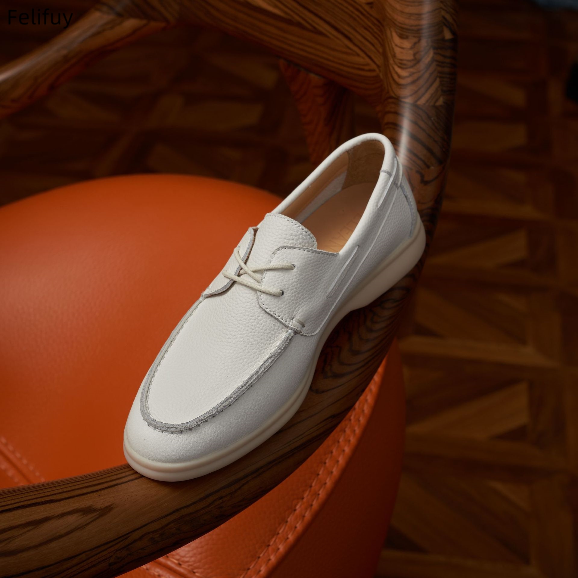 Sepatu Pria Kulit Asli Buatan  - Vintage Fashion Rome ulasan dan harga