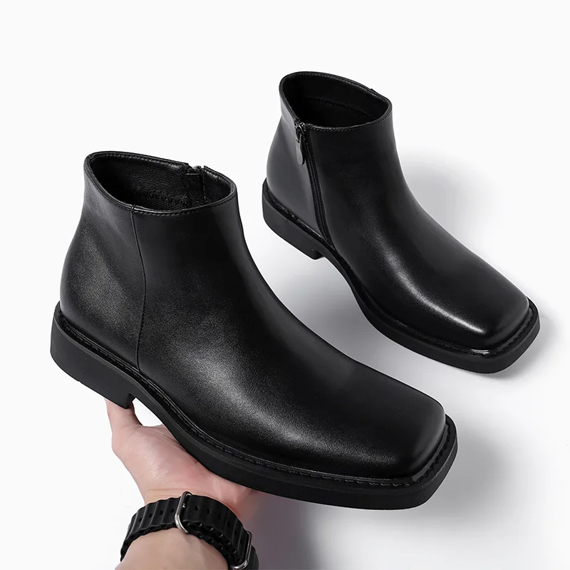 Sepatu Kulit Kasual Pria Fashi - Vintage Fashion Streetwear ulasan dan harga