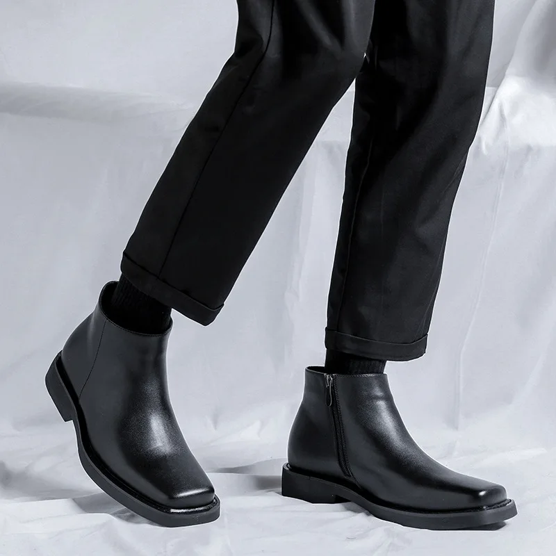 Sepatu Kulit Kasual Pria Fashi - Vintage Fashion Streetwear ulasan dan harga