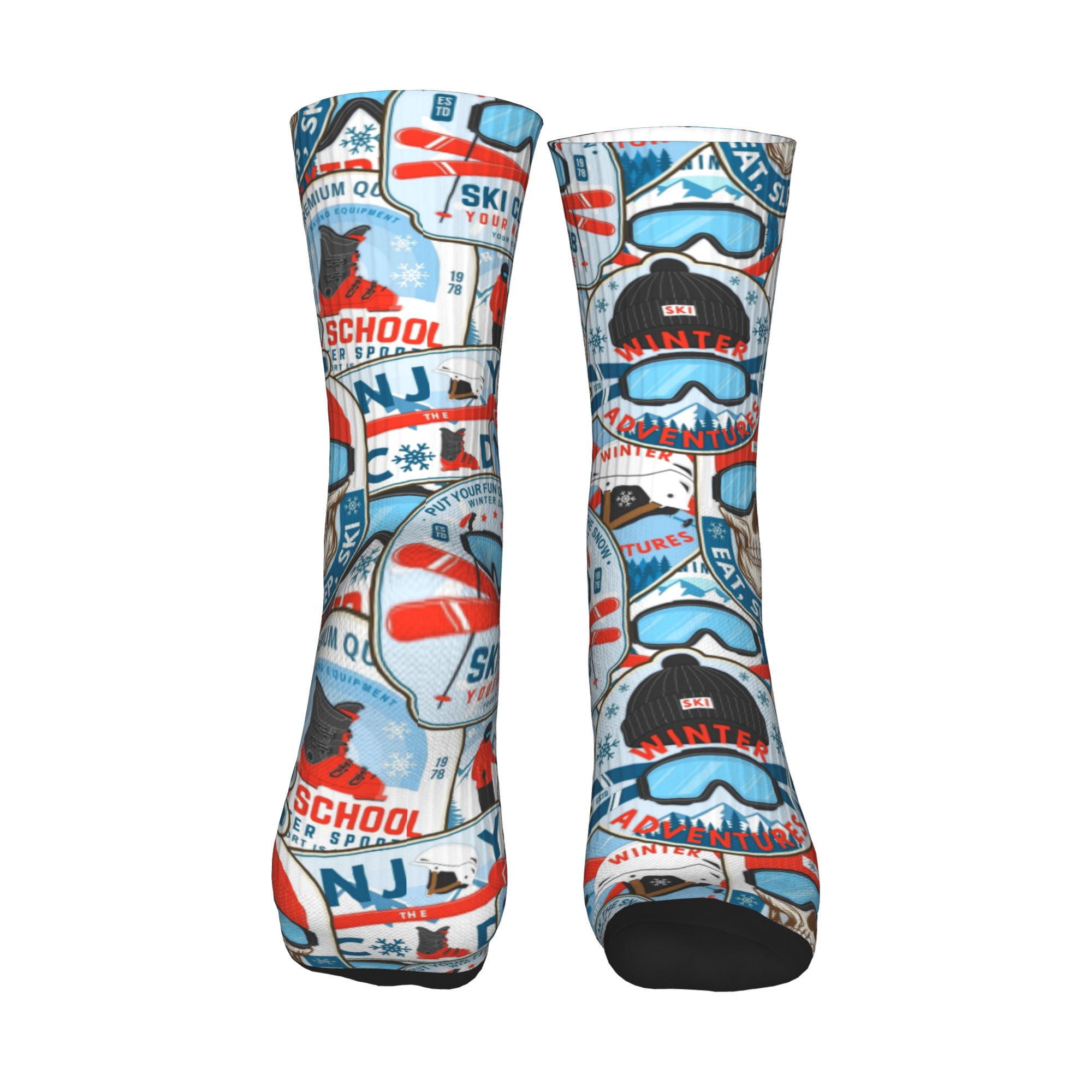 Kaus Kaki Cetak Tanpa Jahitan  - Vintage Fashion Mens ulasan dan harga