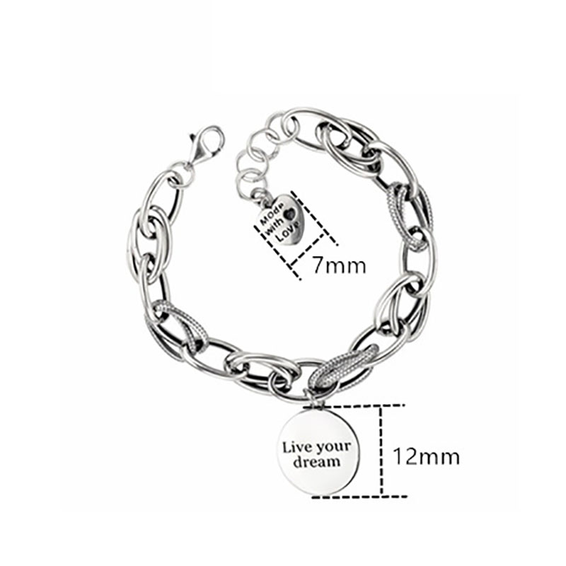 Foxanry gelang bandul rantai t - Vintage Fashion Tags ulasan dan harga