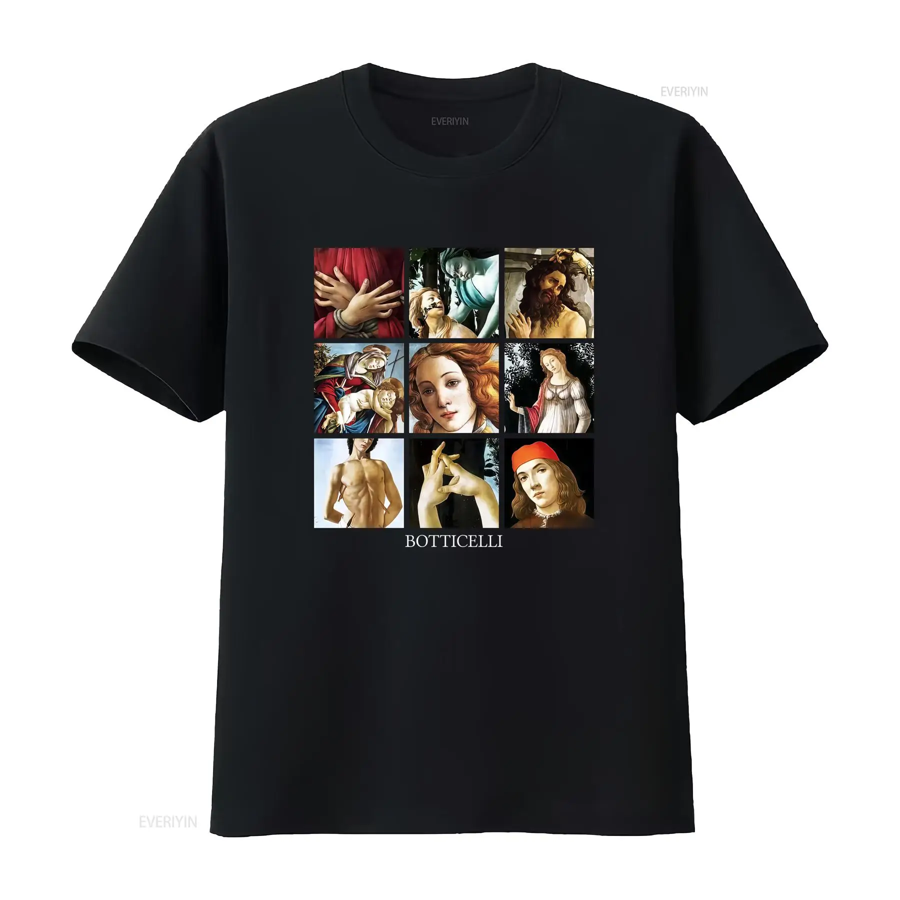 Botticelli Details T Shirt Art - Vintage Fashion History ulasan dan harga