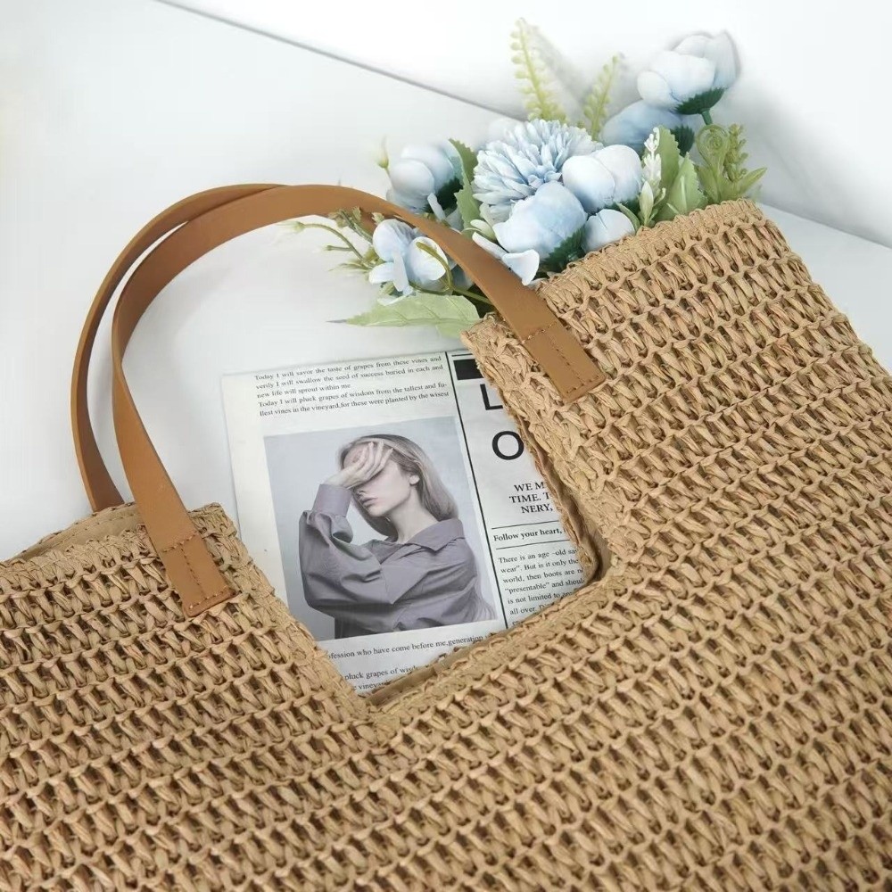 Tas Bahu Jerami Gaya Vintage u - Vintage Fashion Shop ulasan dan harga