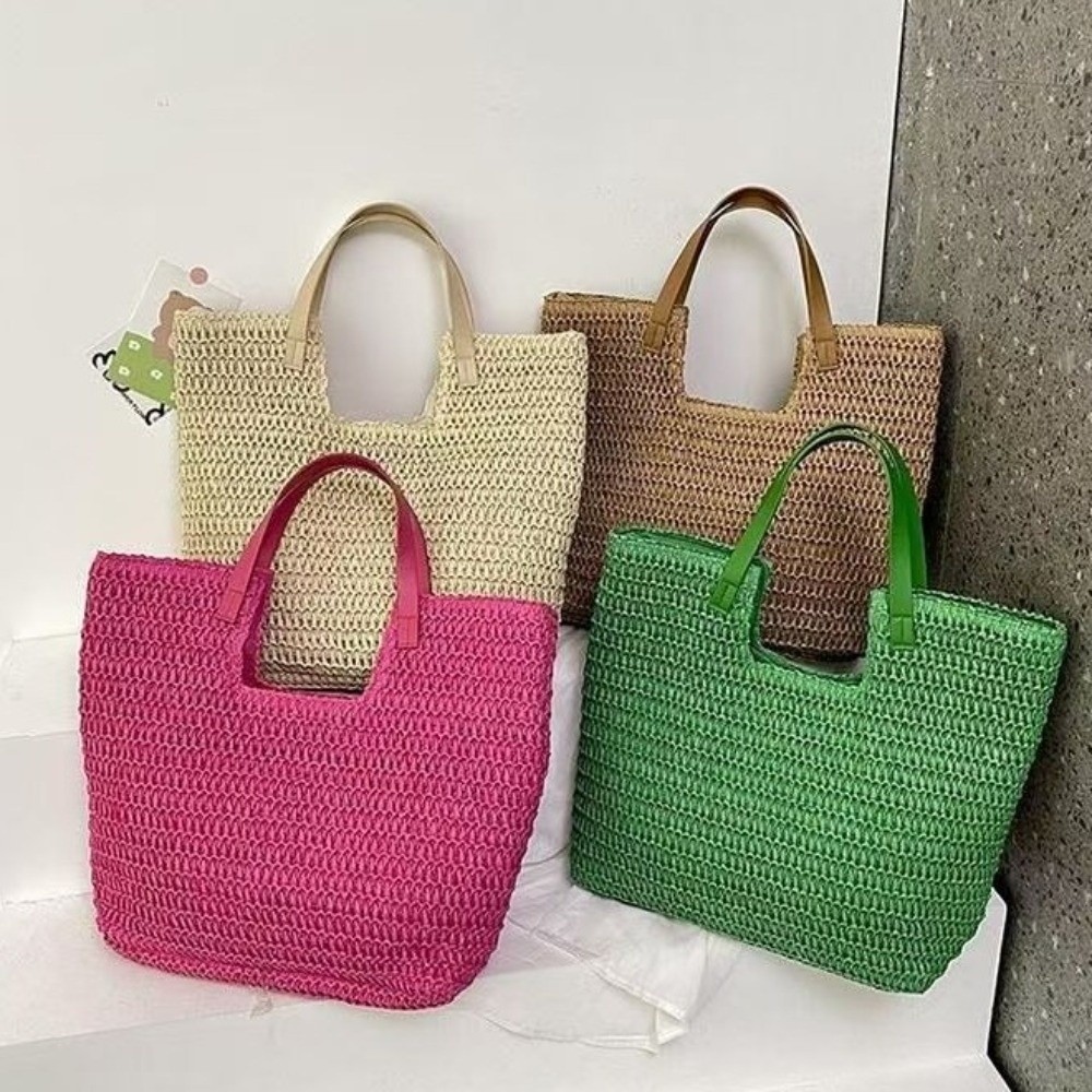 Tas Bahu Jerami Gaya Vintage u - Vintage Fashion Shop ulasan dan harga