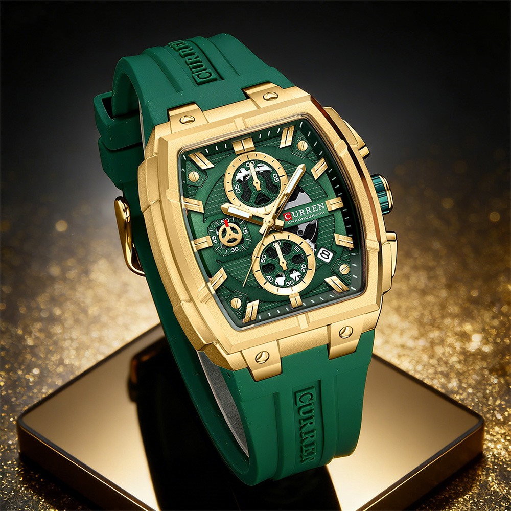 Jam Tangan Mewah Vintage CURRE - Vintage Fashion Streetwear ulasan dan harga