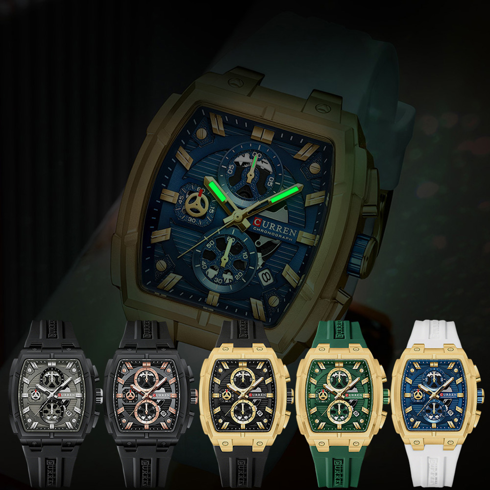 Jam Tangan Mewah Vintage CURRE - Vintage Fashion Streetwear ulasan dan harga