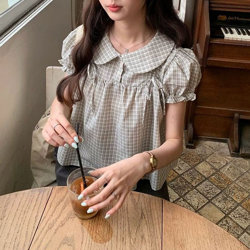 Pakaian Wanita Kemeja Korea Ke - Vintage Fashion Dolls ulasan dan harga