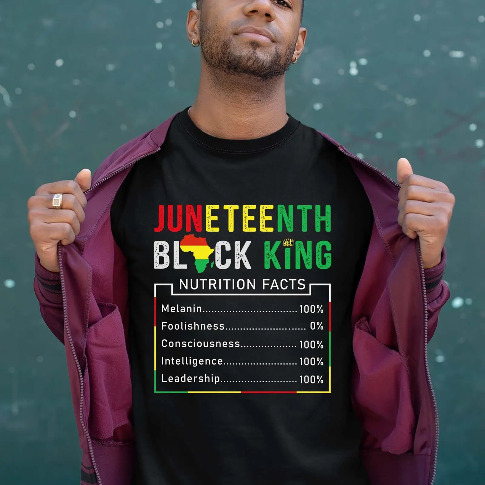 Juneteenth Black King T Shirt  - Vintage Fashion History ulasan dan harga
