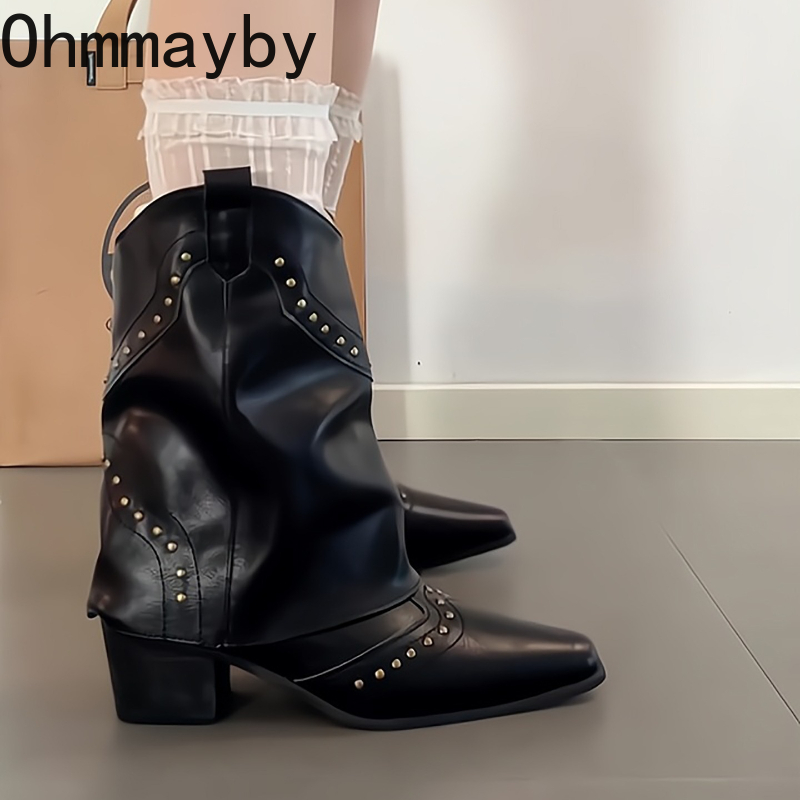 Sepatu Bot Wanita Ujung Runcin - Vintage Fashion Rome ulasan dan harga