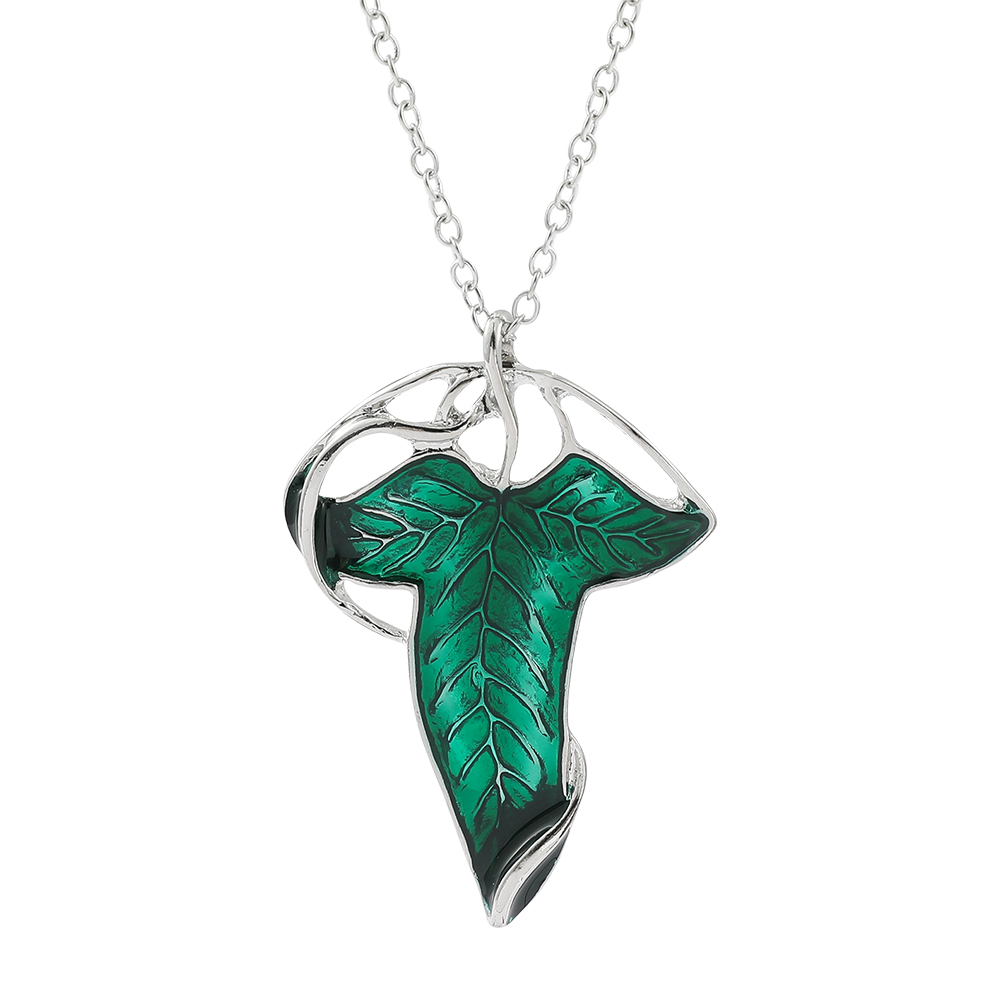 Kalung Liontin Daun Hijau Vint - Vintage Fashion Stores ulasan dan harga