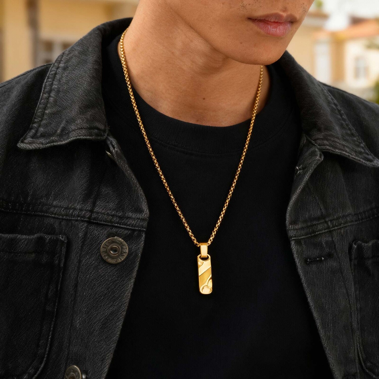 Kalung Liontin Dogtag Kecil un - Vintage Fashion Tags ulasan dan harga