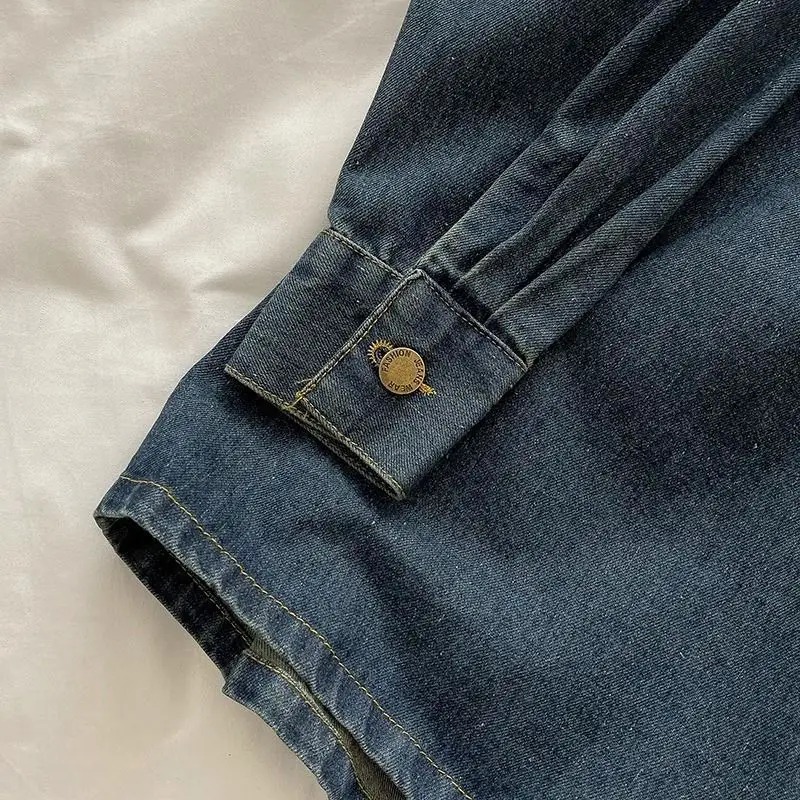 Set Rok Denim Y2K: Jaket Kanci - Vintage Y2K ulasan dan harga