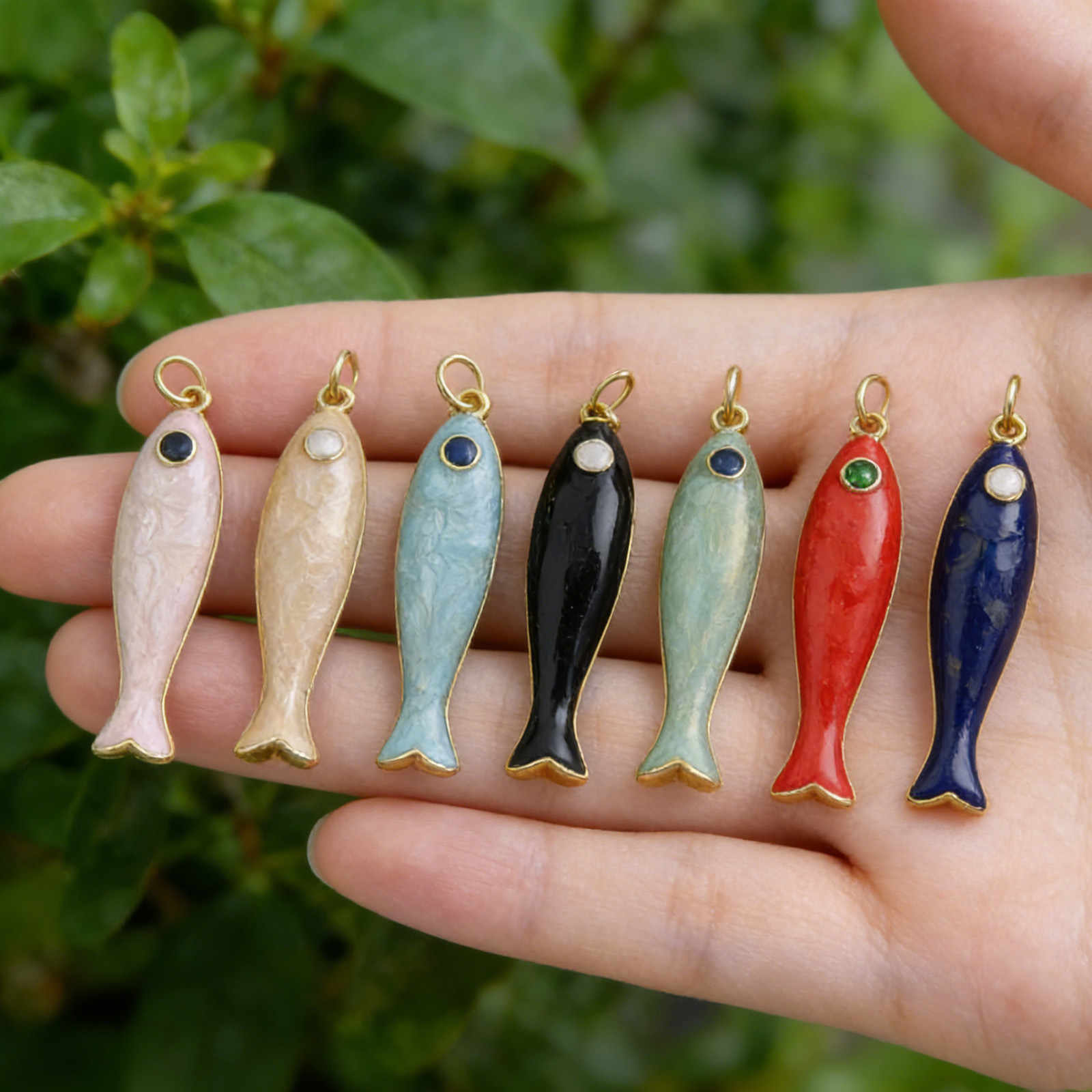 1 Buah Liontin Ikan Kecil Panj - Vintage Fashion Tumblr ulasan dan harga