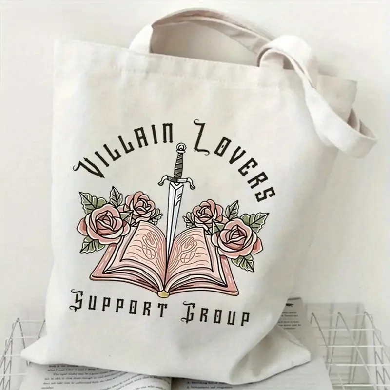 Tas Tote Kanvas Pola Bunga Buk - Vintage Fashion Shop ulasan dan harga