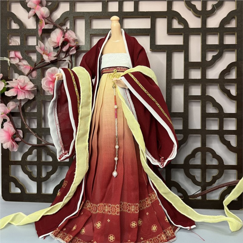 Gaun Hanfu Boneka Vintage Krea - Vintage Fashion Dolls ulasan dan harga