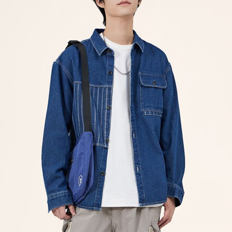 Jaket Denim bersaku untuk pria - Vintage Fashion Now ulasan dan harga