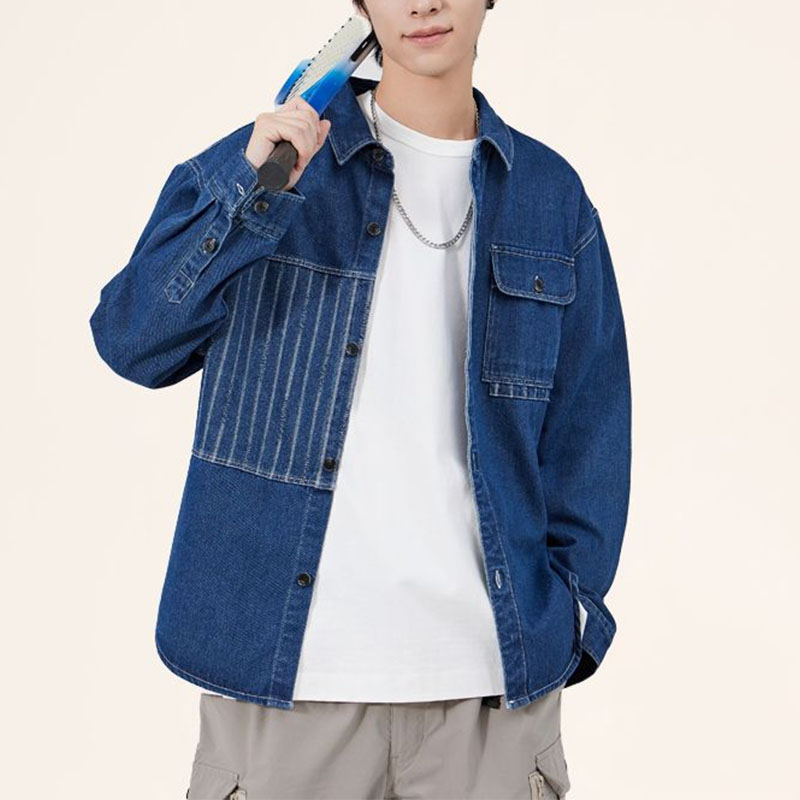 Jaket Denim bersaku untuk pria - Vintage Fashion Now ulasan dan harga