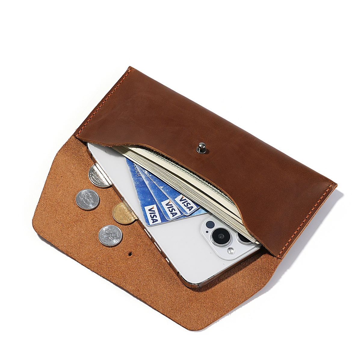 Dompet Amplop Kulit Asli Dompe - Vintage Fashion Brand Names ulasan dan harga