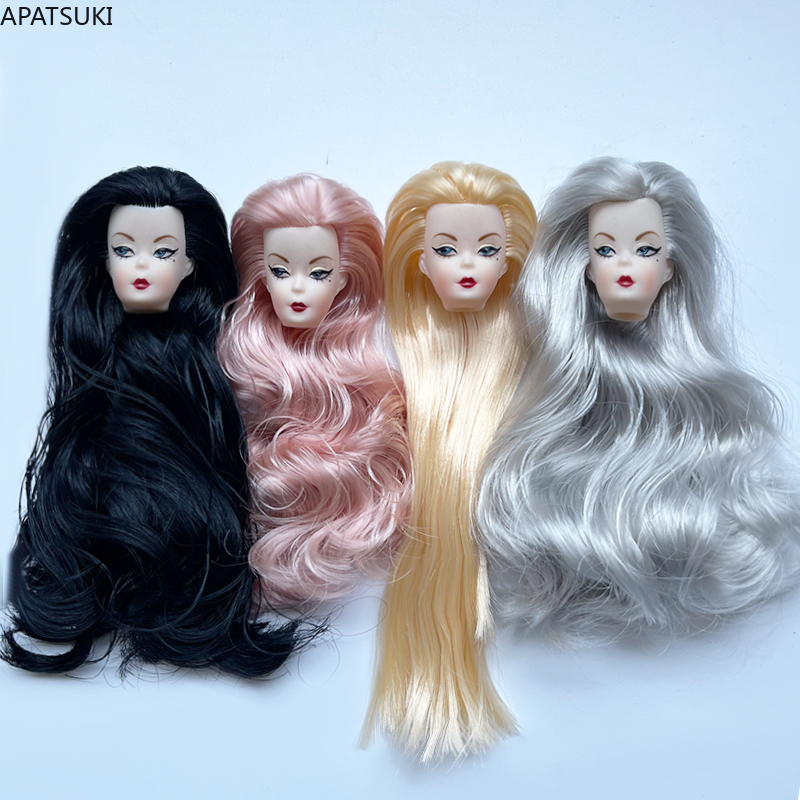 Kepala Boneka Rambut Keriting  - Vintage Fashion Female ulasan dan harga
