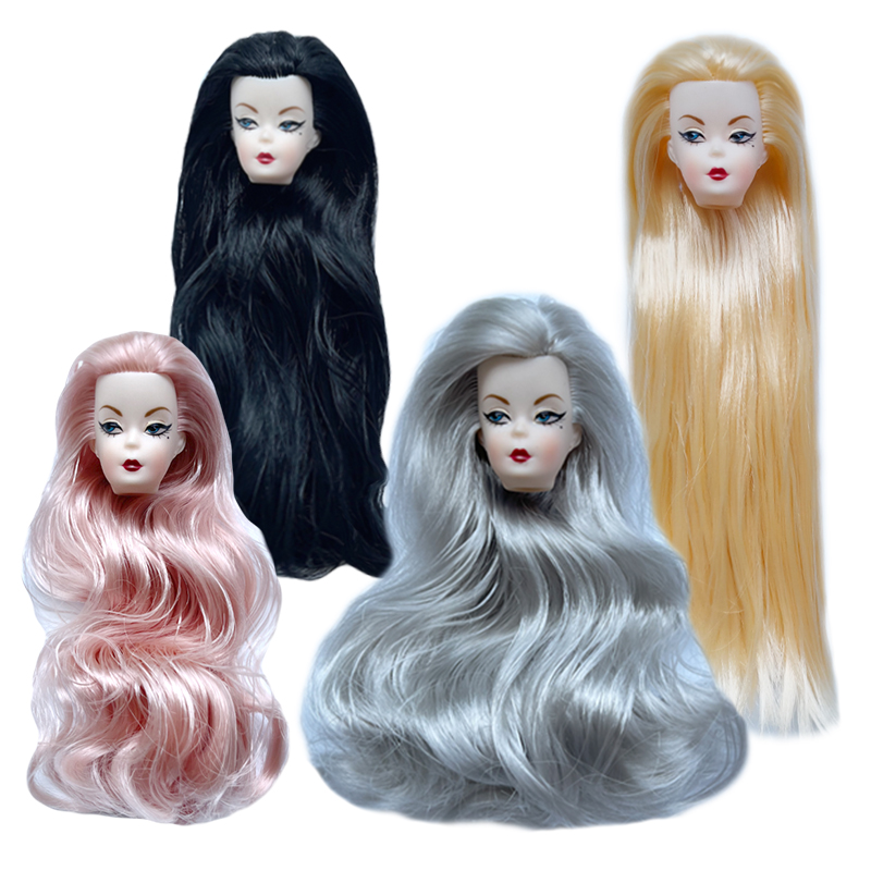 Kepala Boneka Rambut Keriting  - Vintage Fashion Female ulasan dan harga