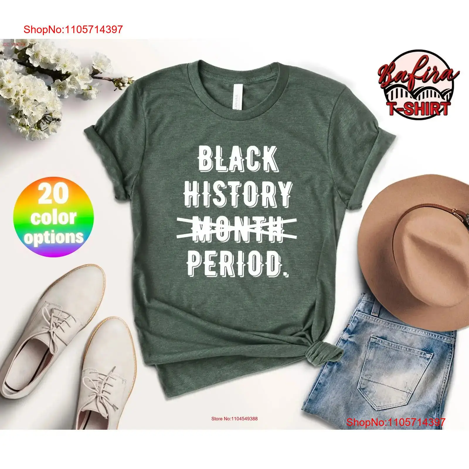 Kaos Black History Month bertu - Vintage Fashion History ulasan dan harga