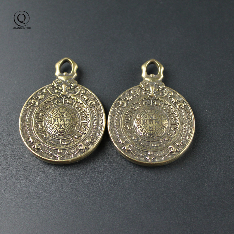 Kuningan Antik Buddha Tantra D - Vintage Fashion Tags ulasan dan harga