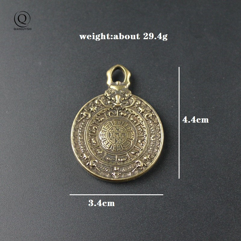 Kuningan Antik Buddha Tantra D - Vintage Fashion Tags ulasan dan harga
