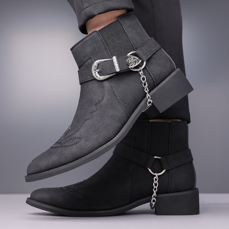 Sepatu Bot Koboi Vintage Pria  - Vintage Fashion Mens ulasan dan harga