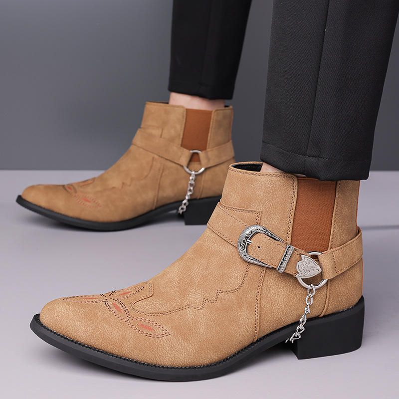 Sepatu Bot Koboi Vintage Pria  - Vintage Fashion Mens ulasan dan harga