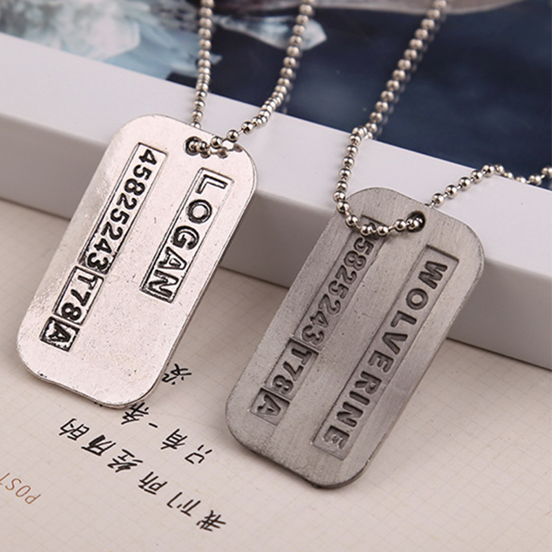 X Kalung Pria Logan Hugh Jackm - Vintage Fashion Tags ulasan dan harga