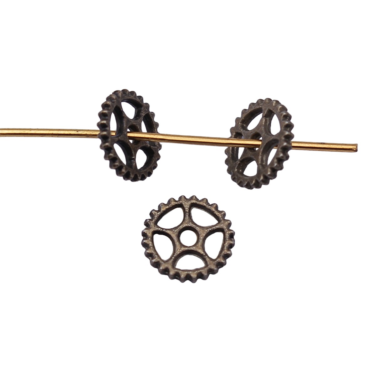 Liontin Gigi Jam Steampunk, Ba - Vintage Fashion Tags ulasan dan harga