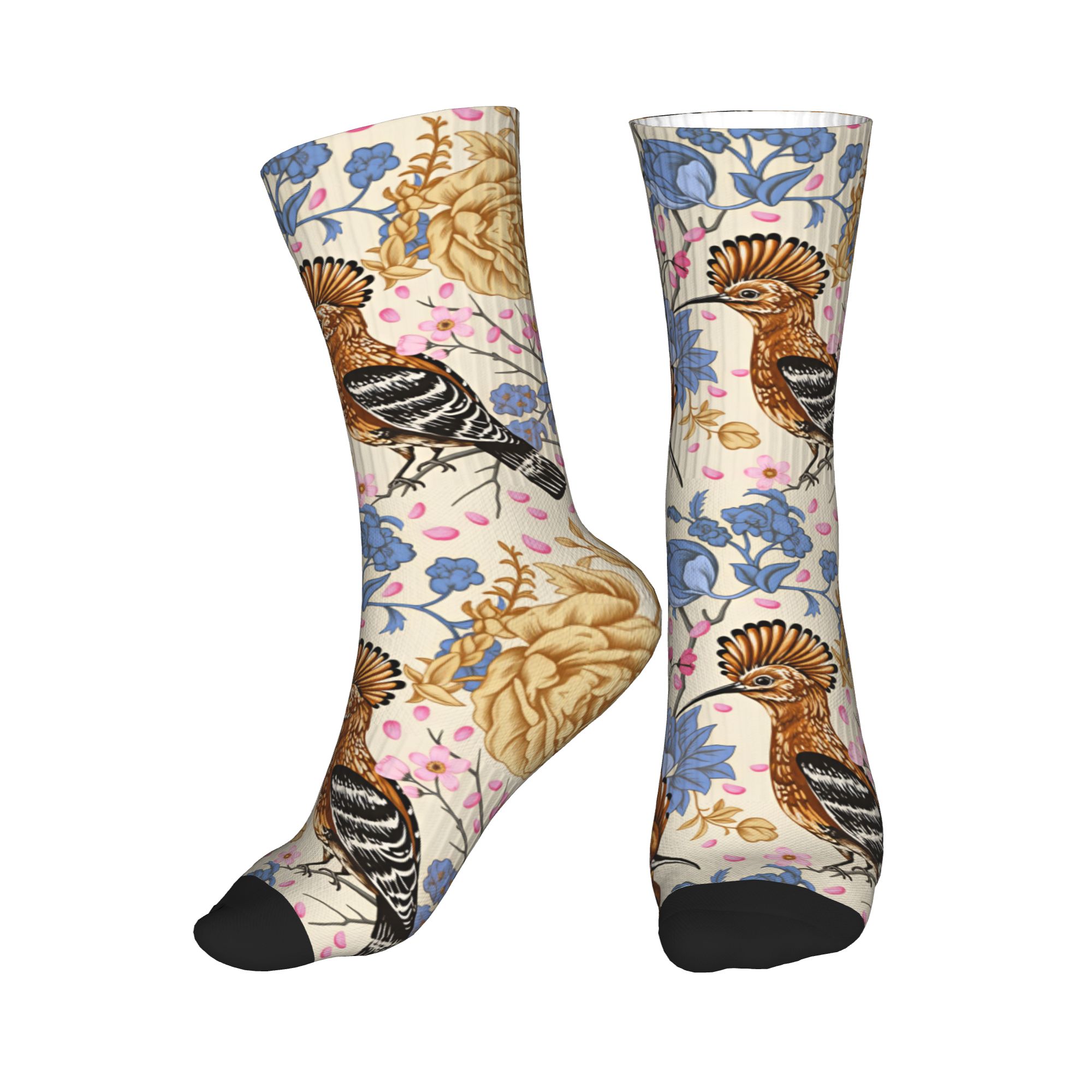 Hoopoe Bird Blue Peony Vintage - Vintage Fashion Mens ulasan dan harga