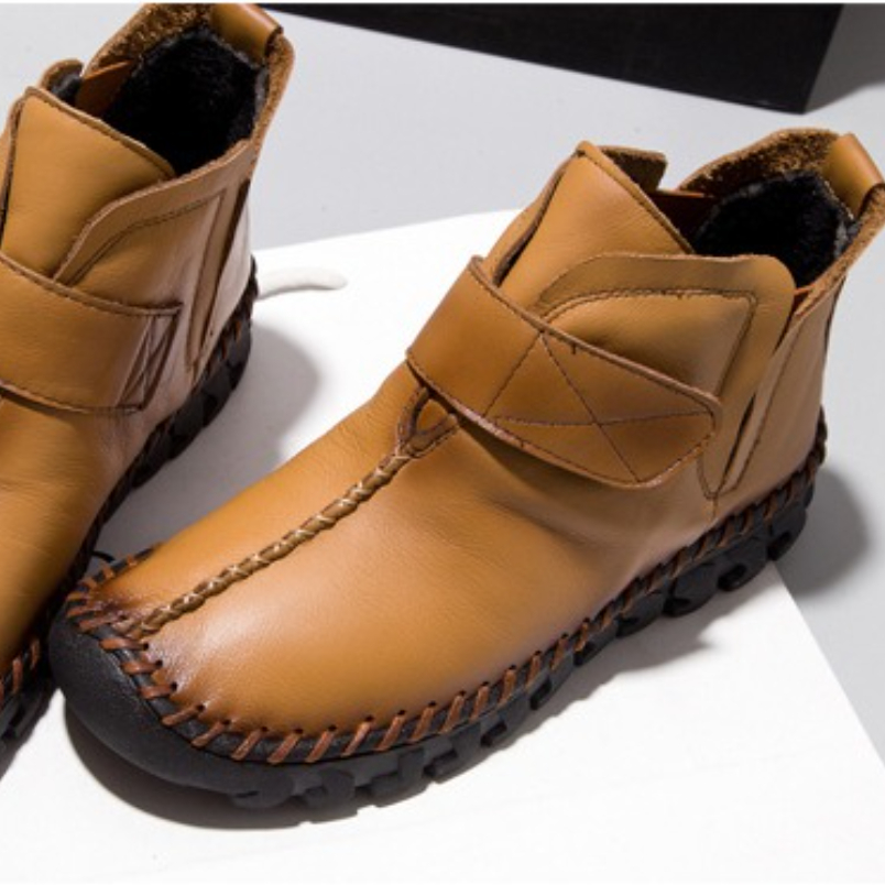 Sepatu Boots Kulit Asli Wanita - Vintage Fashion Rome ulasan dan harga