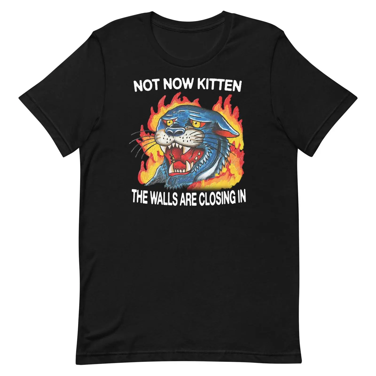Kaos Not Now Kitten vintage Wa - Vintage Fashion Now ulasan dan harga